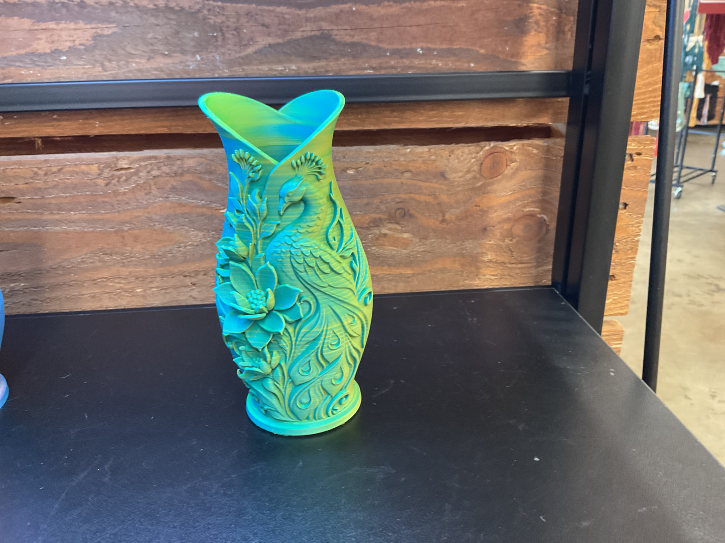 Peacock Vase
