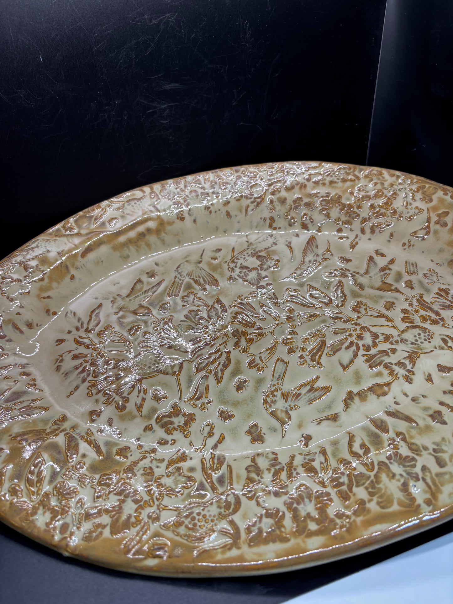 Hummingbird platter