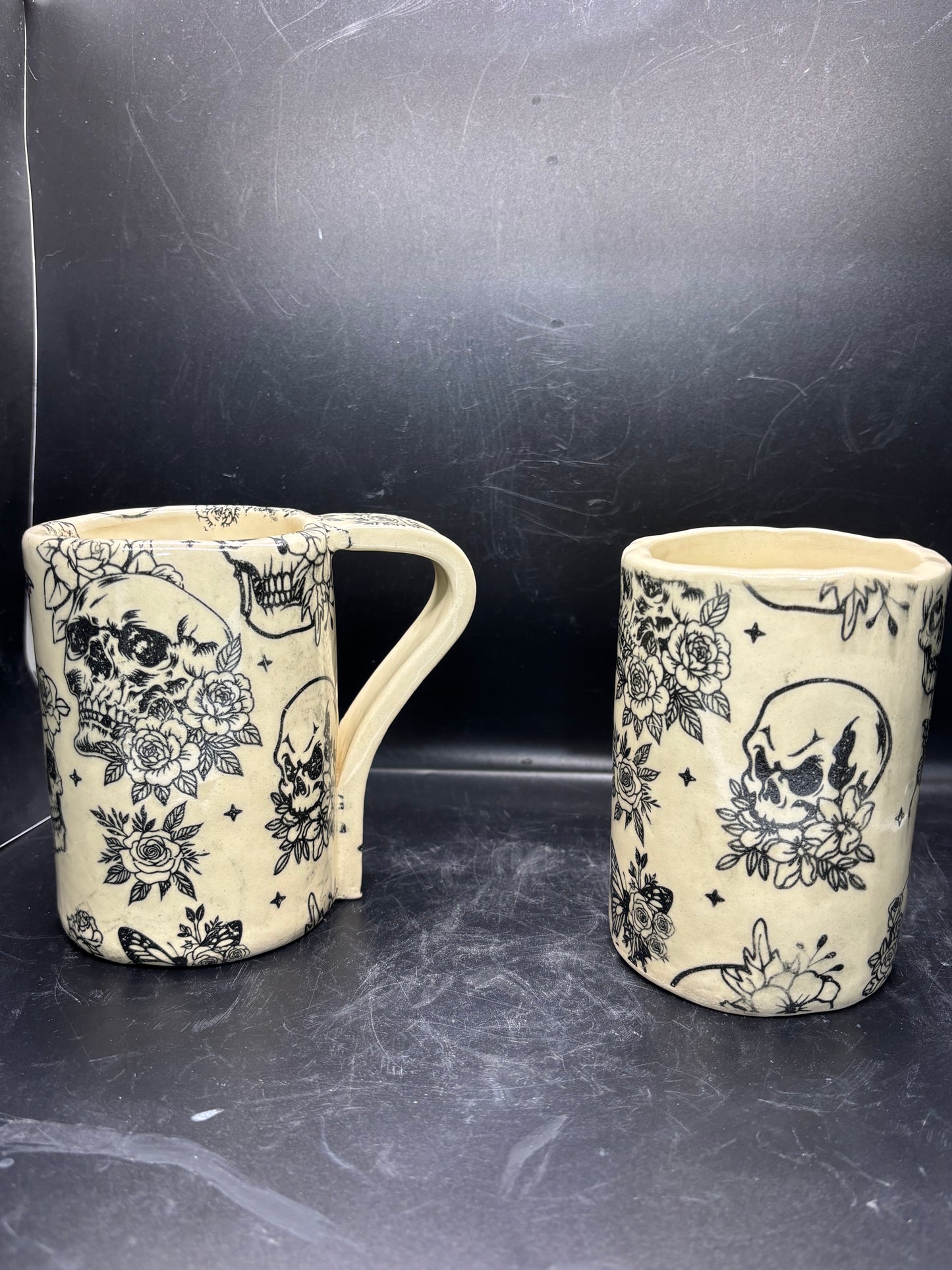 Candy skull mugs/cup
