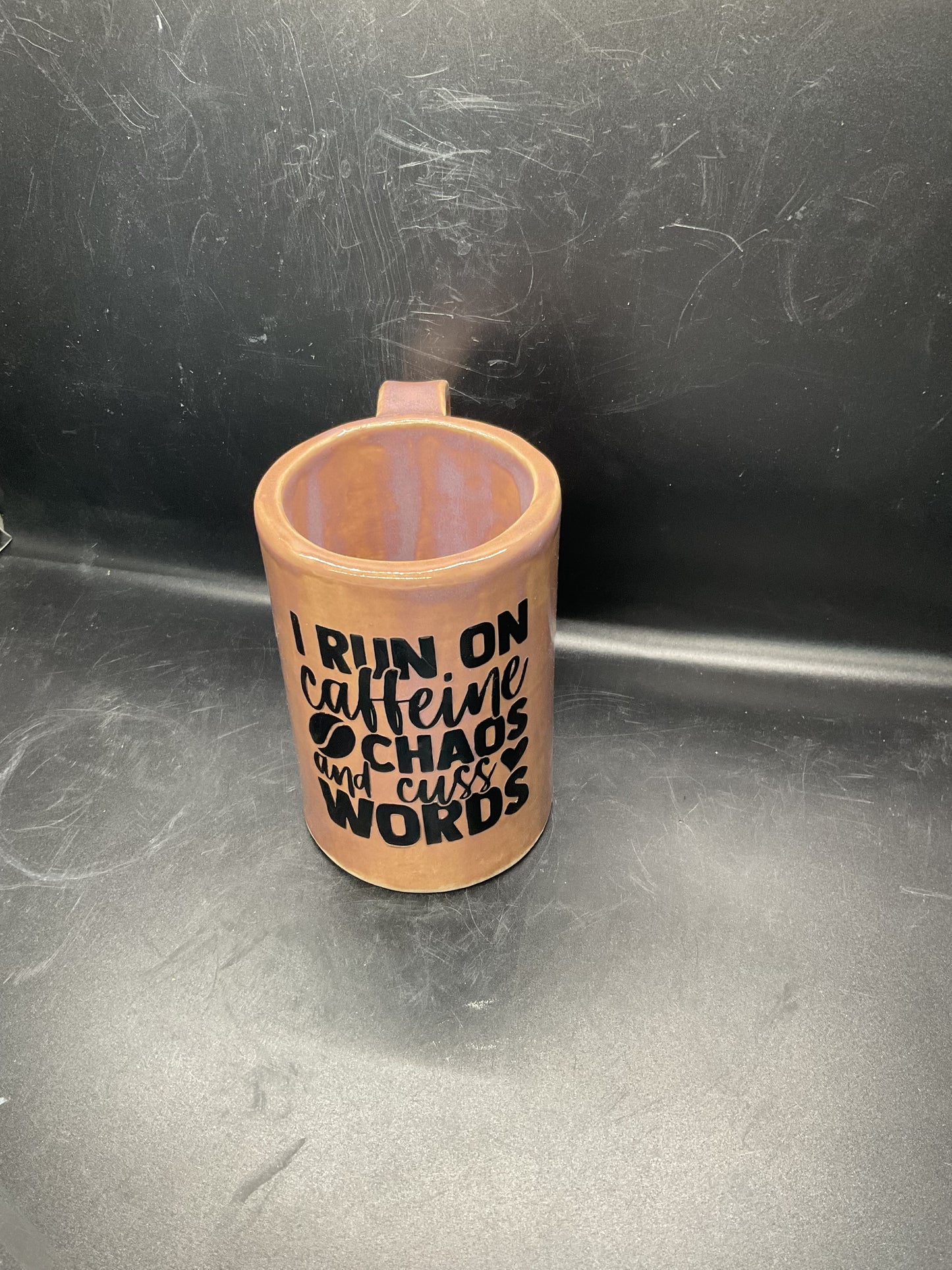 “I run on caffeine” Mug