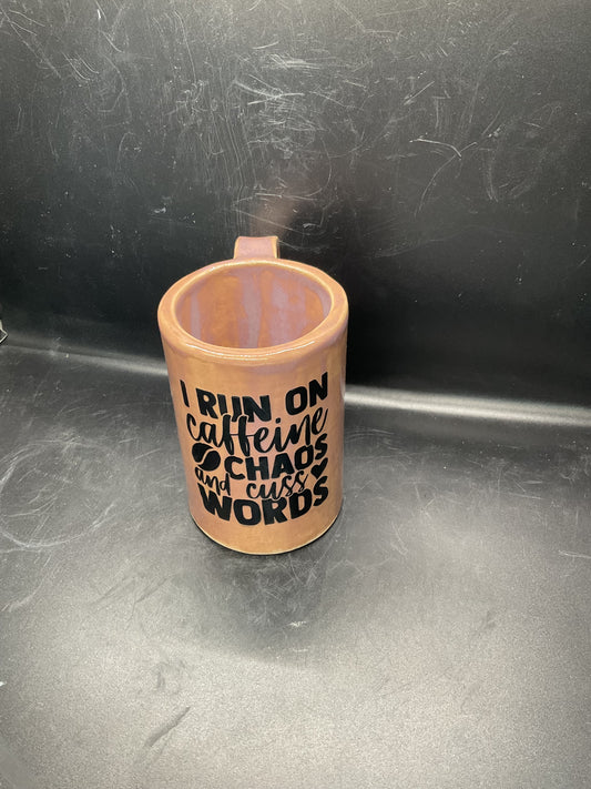 “I run on caffeine” Mug