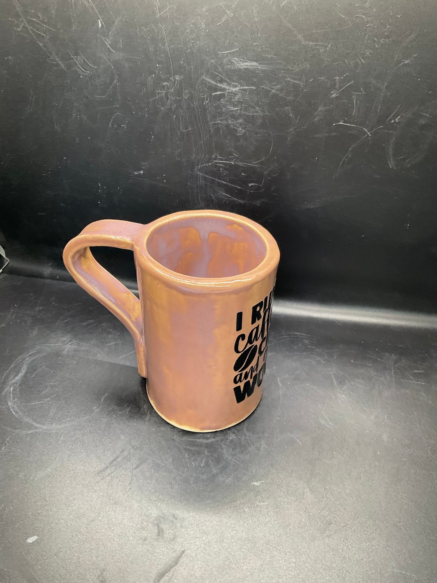 “I run on caffeine” Mug