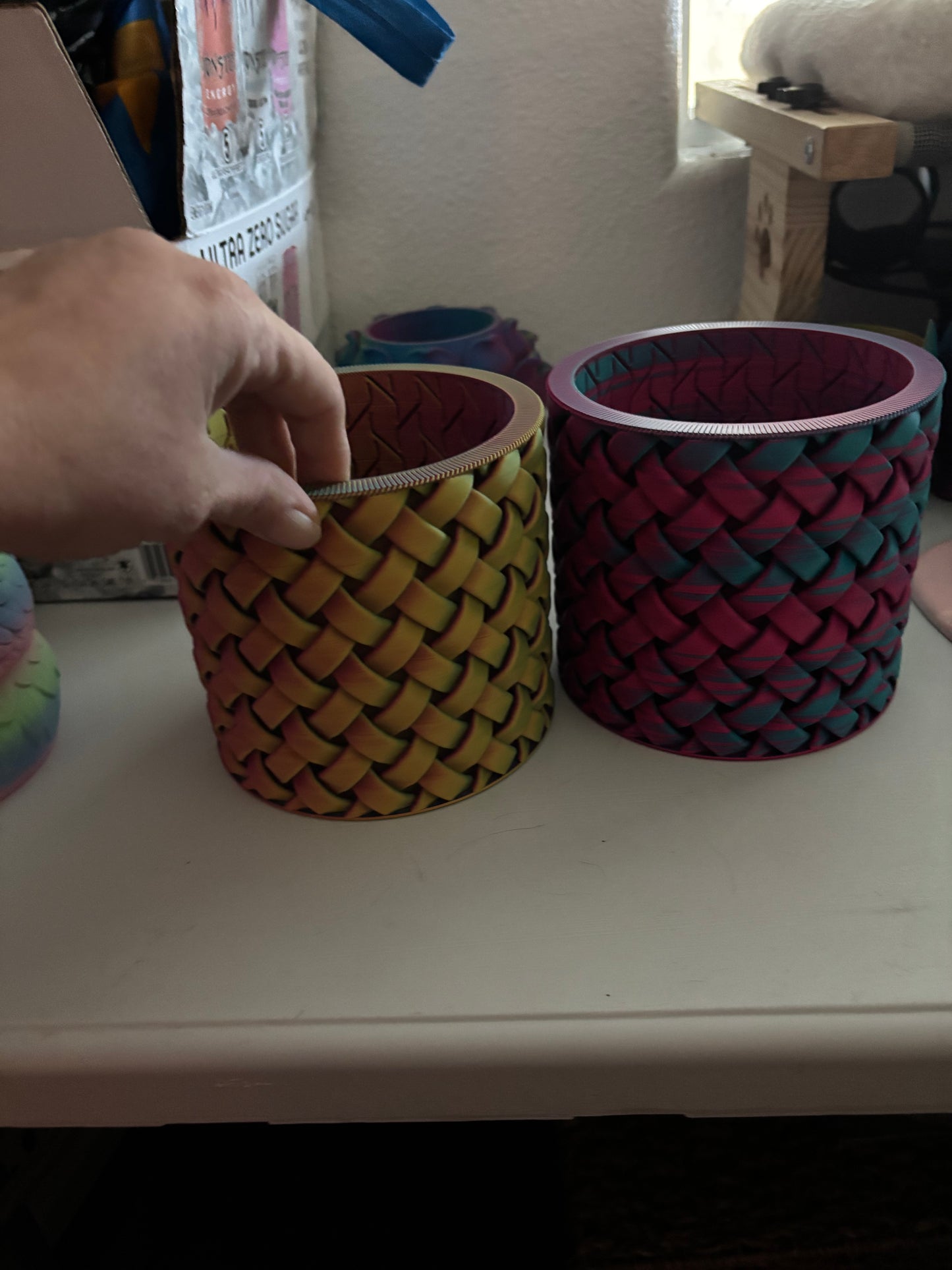 Woven planters