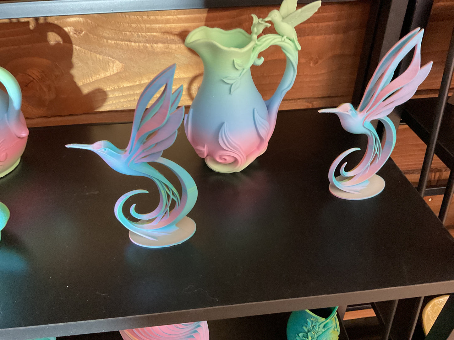 Hummingbird sculpture
