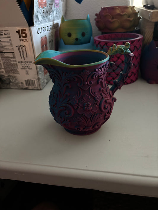 Burlesque pitcher vase