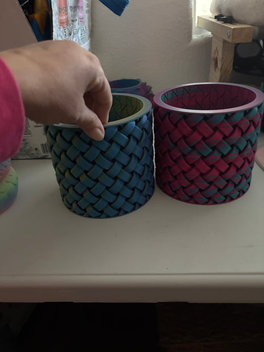 Woven planters